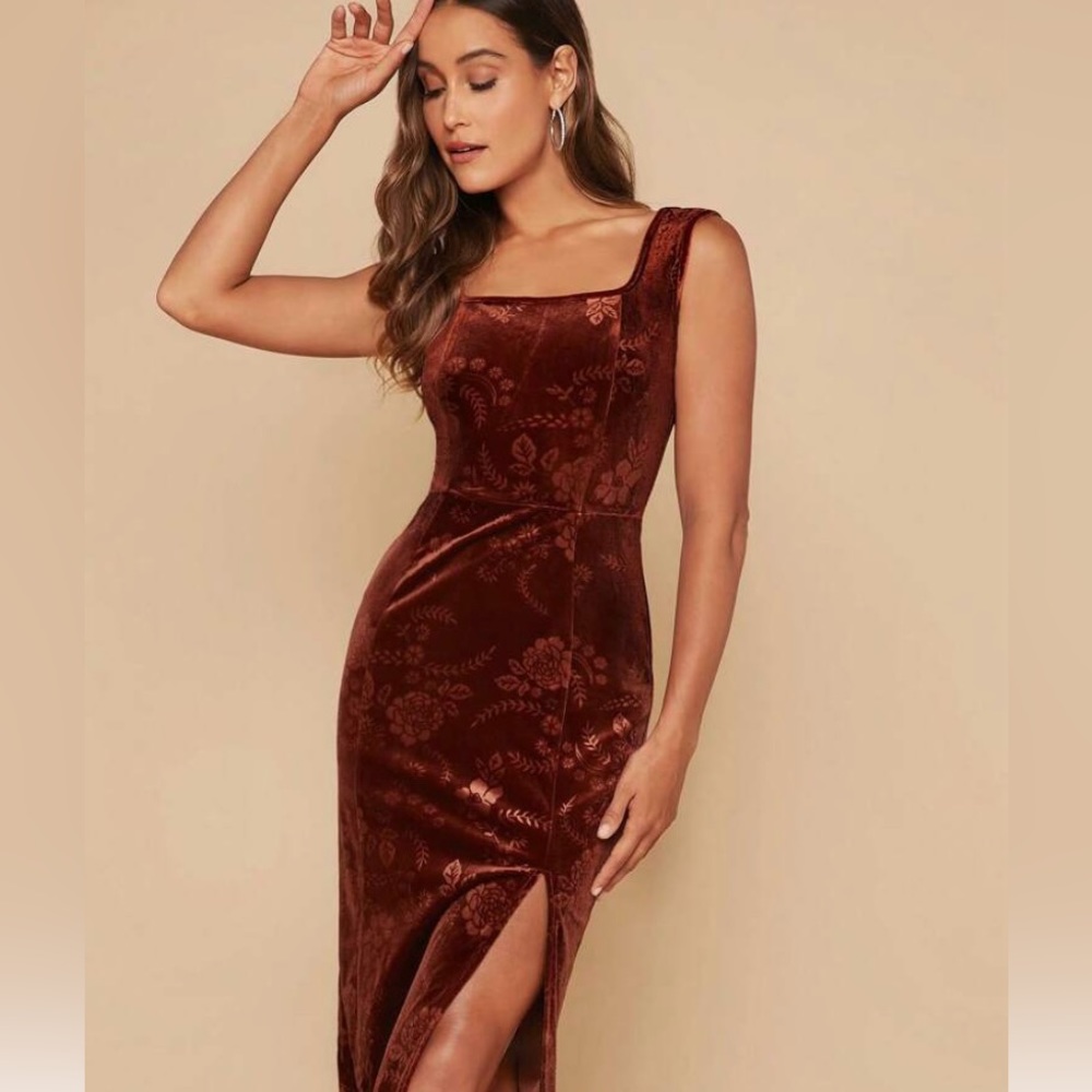 SHEIN Velvet Dress